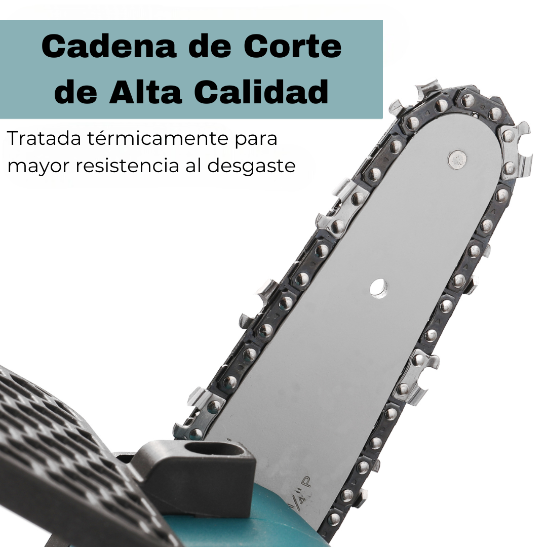 Mini Motosierra Eléctrica de Alta Potencia + Maletín Gratis